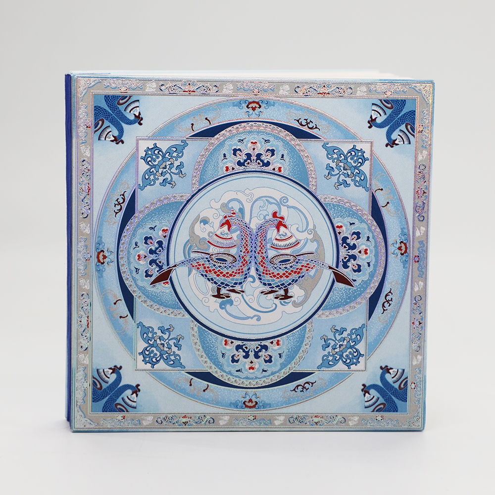 凤灯铜鼓精装笔记本广西博物馆文创小方本