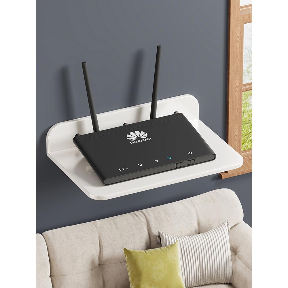 家用摄像头置物架免打孔悬挂摆放架门口监控放置架多功能路由器架