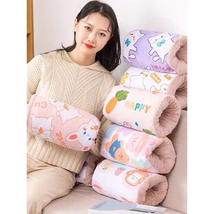 暖手筒抱枕插手保暖不充电不注水手捂冬天季送中老年人礼物暖宝宝