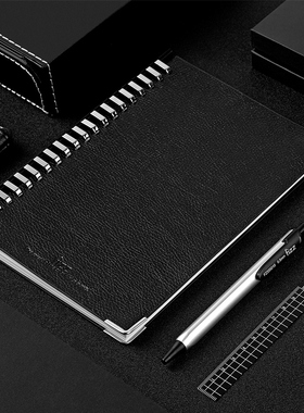 广博×fizz活系列活页皮面商务笔记本学习记事本学习办公简约创意记事本子商务工作会议记录本子