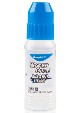 广博(GuangBo) 50ml海绵头高粘度液体胶/胶水 1支装 升级款JS8309