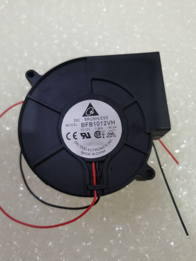 台达12V1.8A 9733 BFB1012VH鼓风机大风量烤炉抽风机9733鼓风机