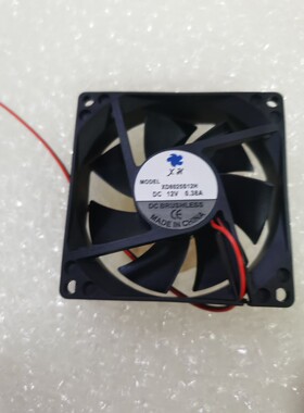 XH XD8025S12H DC12V 0.38A 0.4散热风扇8厘米烘干机干衣机配件