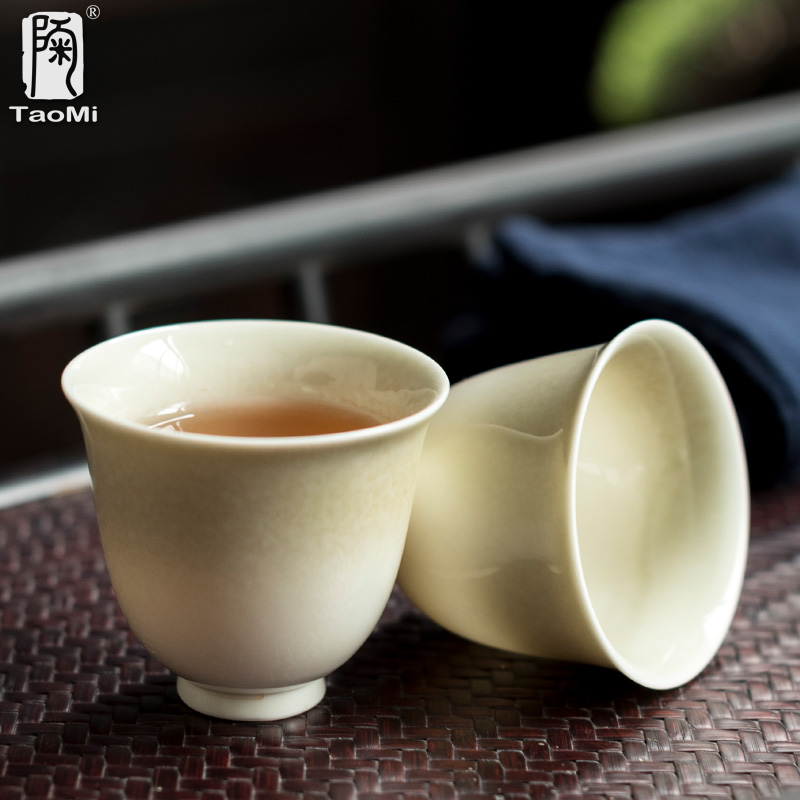 陶迷草木灰茶杯手工复古小号