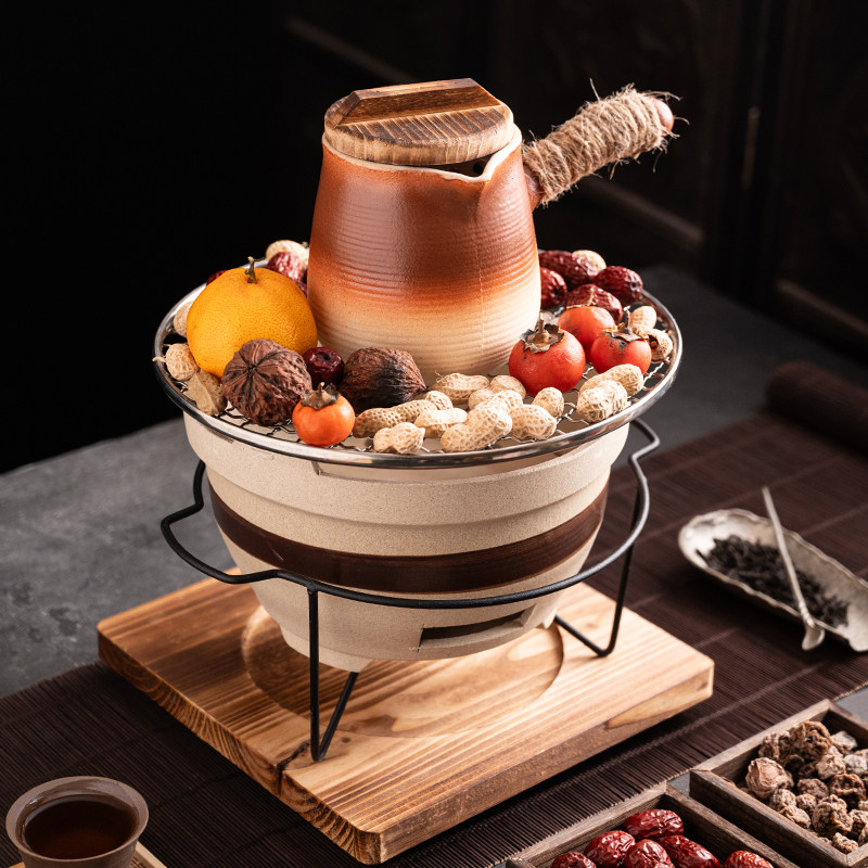 陶迷围炉煮茶罐罐茶壶土陶火炉