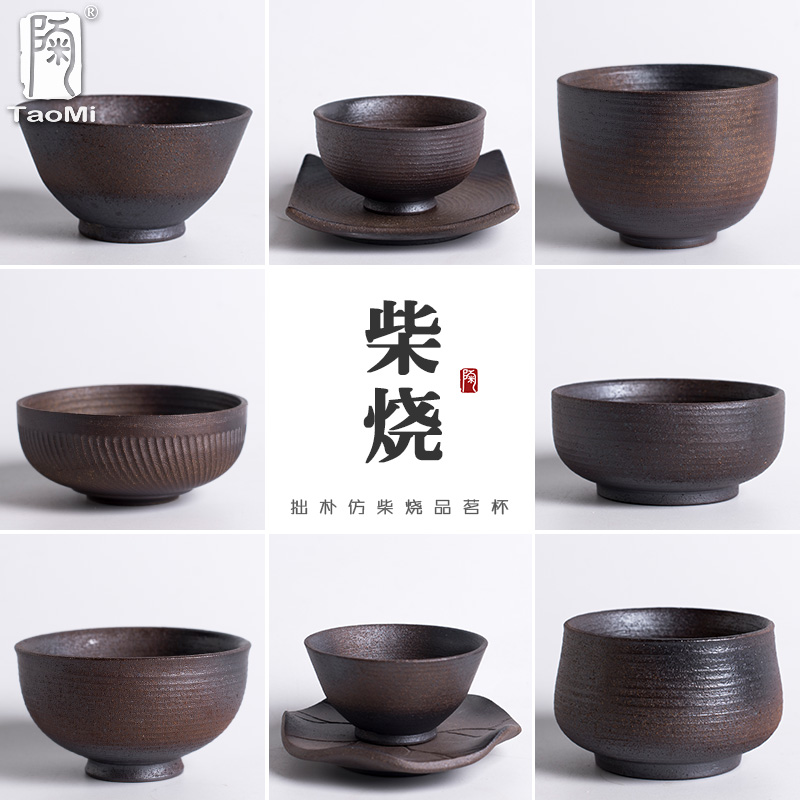 六个包邮 手拉胚柴烧 手工制作