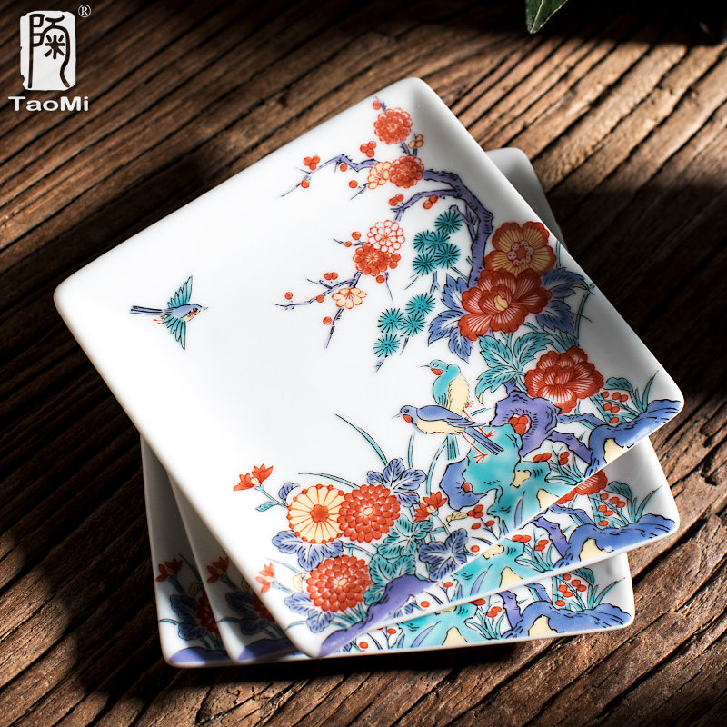 陶迷中式陶瓷杯垫家用茶垫功夫茶具套装茶艺垫子沾碟蘸料碟调味碟,餐饮具,杯垫,淘宝优惠券,粉丝福利购,淘宝优惠卷