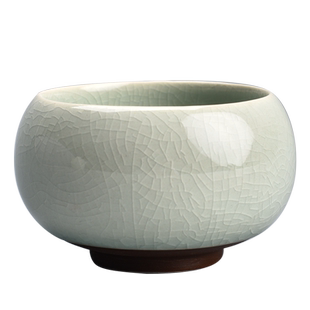 茶杯陶瓷家用主人杯功夫茶具单杯汝窑品茗杯喝茶单个专用小杯子女