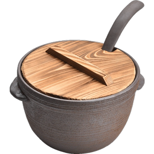 古法煮茶器围炉煮茶电陶炉罐罐茶复古粗陶合壁炉大容量碗勺分茶器