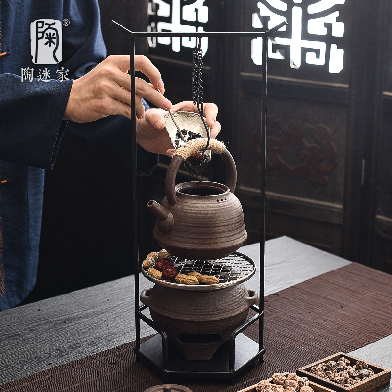 陶迷提梁壶炭炉围炉煮茶套装