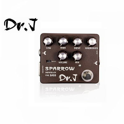 JOYO卓乐DR.J D53 Sparrow Bass麻雀贝斯过载效果器DI