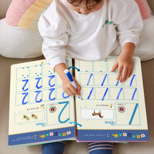数字练字帖描红本幼儿园儿童拼音写字本幼小衔接初学者入门练字本 - 封面