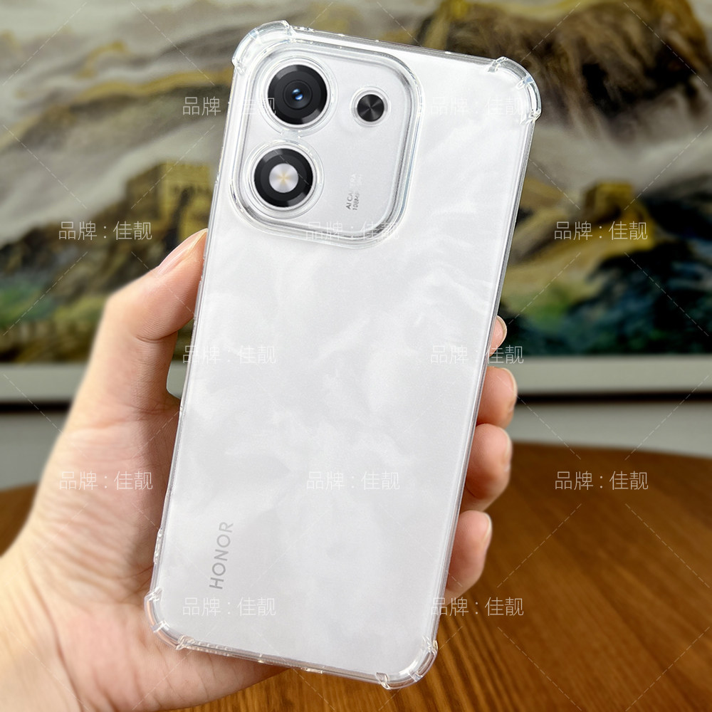 适用于荣耀x70i四角气囊防摔保护套x70新款手机壳ABR-AN00镜头全包MTN-AN00透明高级感X70i硅胶软壳女男5G