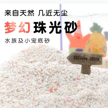 【海星专用沙】珠光砂海星专用砂无害鱼缸造景底砂造景珊瑚砂