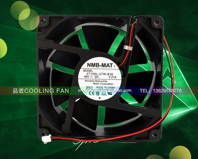 NMB 4715KL-07W-B30/B39 48V 0.21A 12CM 变频器 散热风扇 12038
