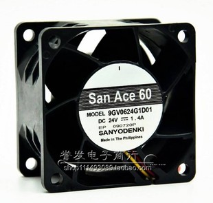 9GV0624G1D01 散熱 正品 6038大風(fēng)量 機(jī)箱 24V 三洋SanAce 1.4A
