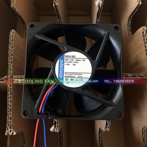 8414NG德国原装EBM-PAPST直流24V8025MM轴流散热风扇风机散热器