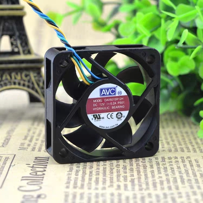 AVC 5CM/厘米 大风量 4线/PWM温控风扇 5015 DA0515R12H 12V 0.2A