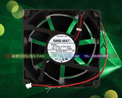 NMB 4715KL-04W-B40/B49 DC12V 0.9A 12038 C6K UPS机柜电源风扇