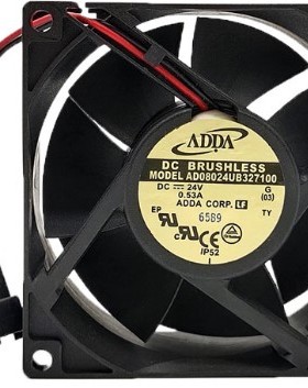 ADDA AD08024UB327100 24V 0.53A 8032 8cm双滚珠 变频器散热风扇