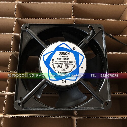 DP100A 1123HBL AC110V 120*120*38MM 机箱机柜轴流散热风机风扇