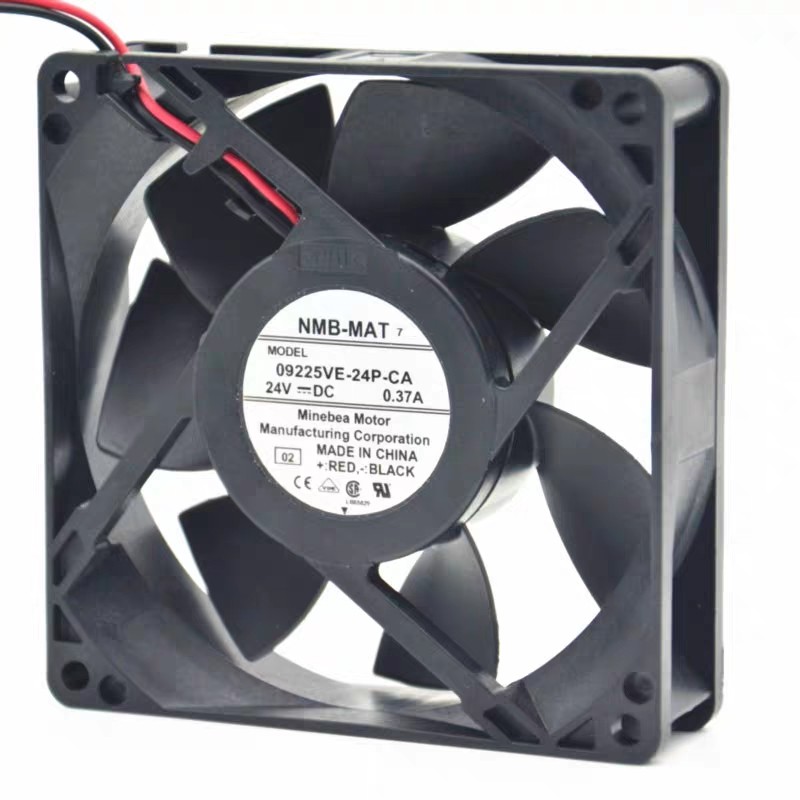 安川YRC1000控制柜风扇NMB全新09225VE-24P-CA 24V 0.37A 9025