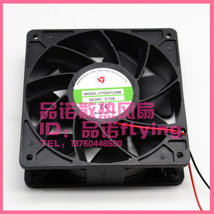 全新应天 YTD241238B 24V 0.70A 12CM 12038电焊机变频器散热风扇