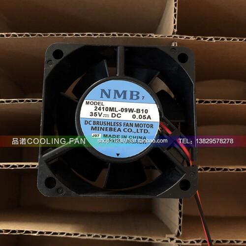 NMB 6025 35V0.05A四通OKI 5530SC打印机散热风扇 2410ML-09W-B10