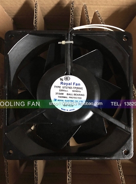 原装日本ROYALUT276D-TP[B98] 220V 14050 耐高温全金属散热风扇