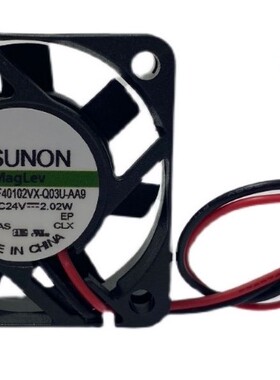 全新SUNON MF40102VX-Q03U-AA9 A99 24V 2.02W4cm工业变频器风扇