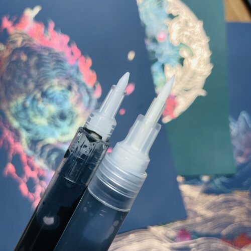 贴箔软头马克笔细头马克笔