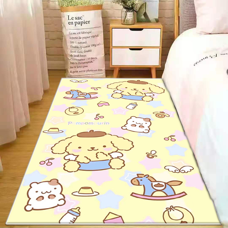 床边儿童房卡通仿羊绒材质环保