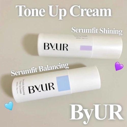 SNS热门！日本 BYUR 提亮隔离妆前乳蓝色紫色保湿贴肤持久40g