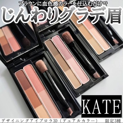 日本专柜 KATE凯朵2025新品五色眉粉 EX-4#EX-5#EX-6# 自然立体