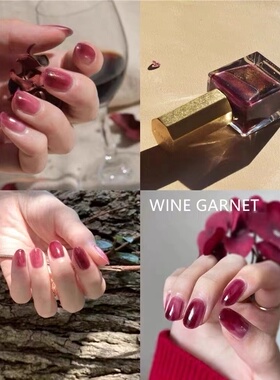 现货！日本 &ante ins小众指甲油 石榴Wine Garnet 顺滑好涂抹