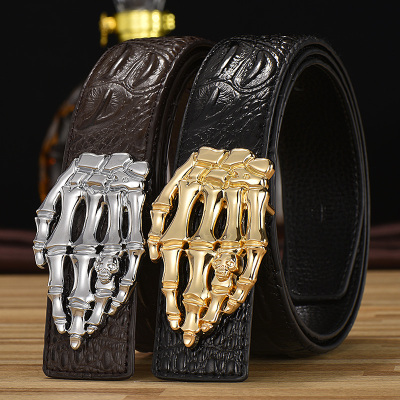 皮带男士真皮青年时尚商务正装