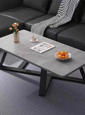 客厅家用现代出租屋阳台方形桌子矮桌商用茶桌小户型简易客厅茶几