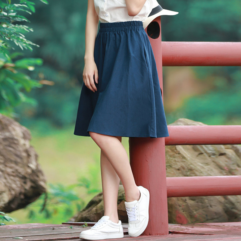 女童裙子大童夏季新款半身裙图片