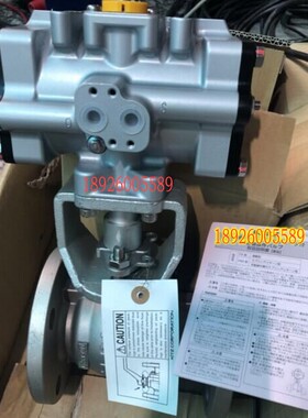 北泽法兰气动阀 KITZ不锈钢自动阀 开滋FA-10UTB双作用开关阀DN50