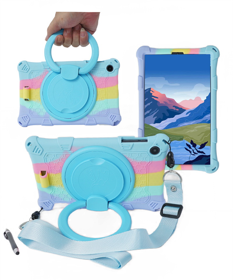 适用酷比魔方掌玩mini保护套 8.4寸平板电脑手提旋转支架解压泡泡胶壳iplay50mini硅胶壳