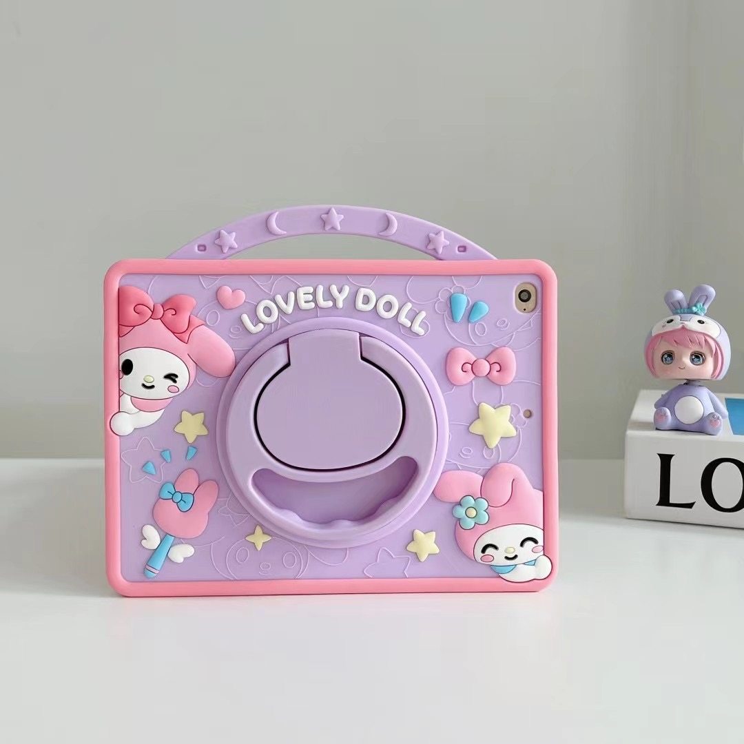 适用联想小新pad2024平板TB331FC保护套笔槽11英寸硅胶卡通全包壳小新pad tab  M11旋转手提邵阳k10学习机壳