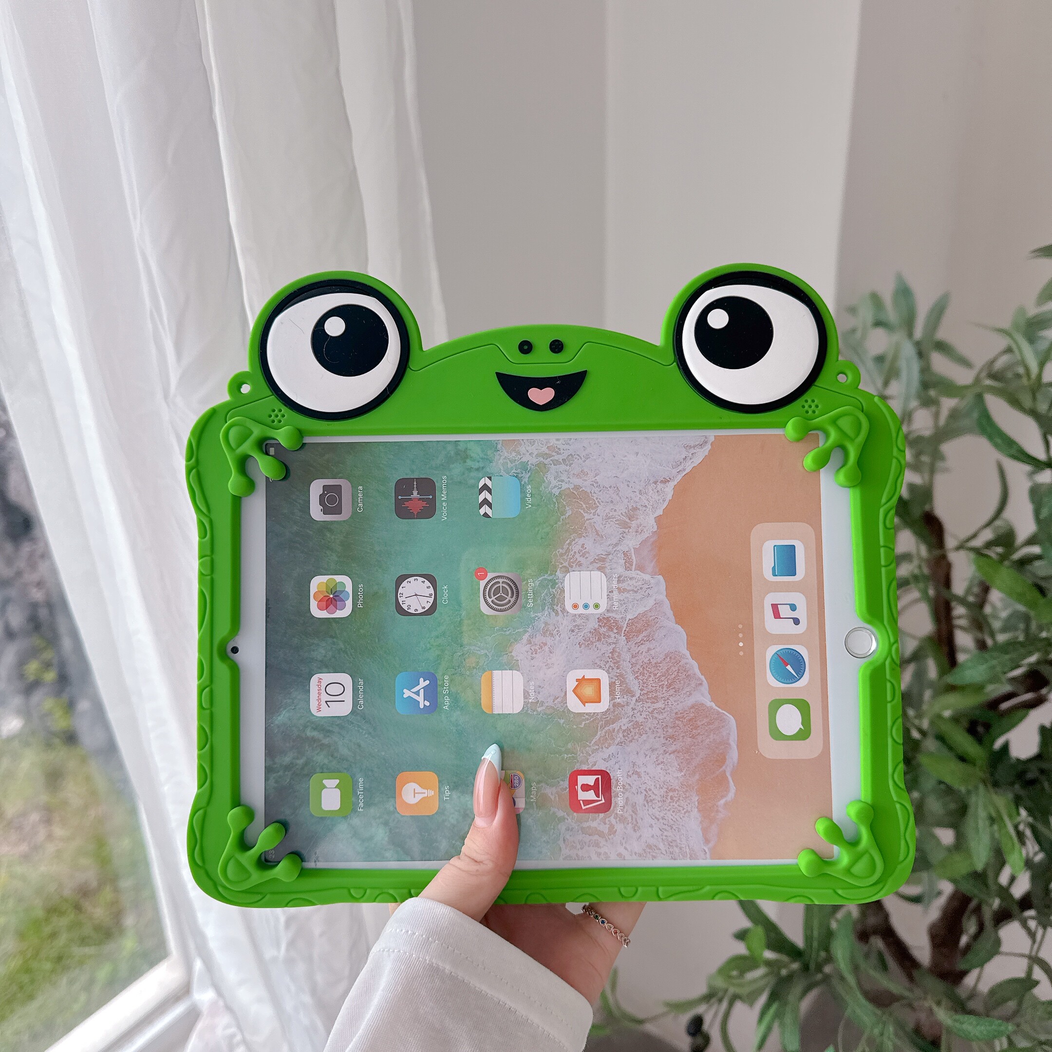 适用三星Galaxy Tab A11平板防摔壳taba11+可爱青蛙外壳SM-X230儿童款x236男款手拎a7lite绿色青蛙壳T290外套图片