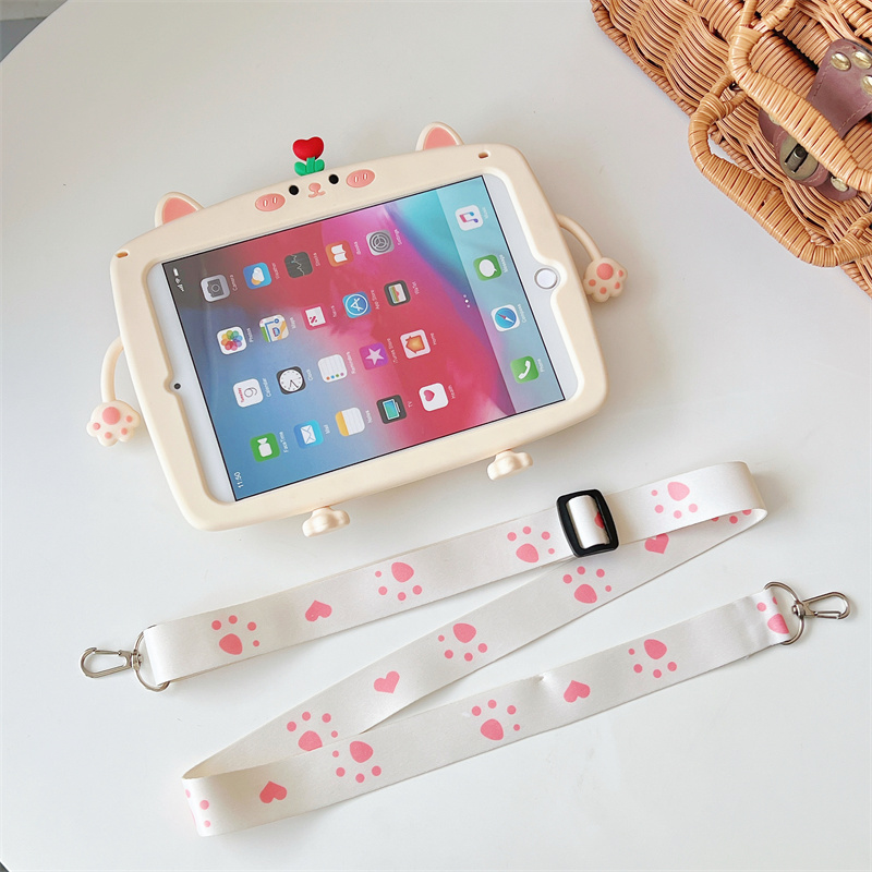 适用华为AGS6一W00保护套全包硅胶ags5w00平板壳防摔AGS5-AL00软壳matepad 10.4旋转手提套擎云C5e女童外壳C3