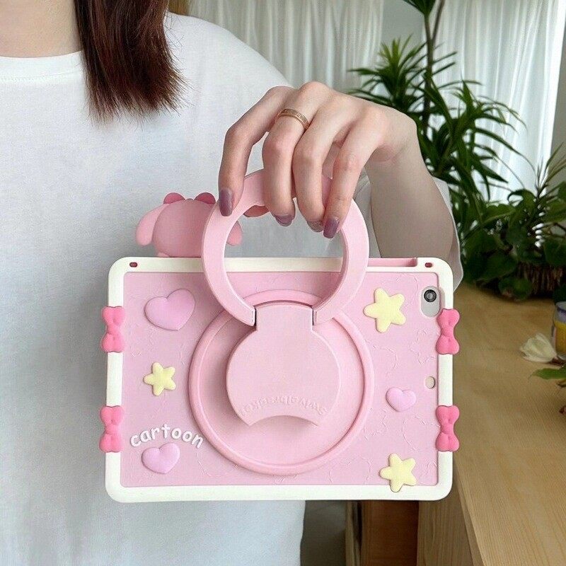 适用荣耀平板X9保护壳美乐蒂NDL-W09全包卡通女童款x8a平板V9旋转支架X8pro趴趴公仔粉色硅胶壳,3C数码配件,平板电脑保护套/壳,淘宝优惠券,粉丝福利购,淘宝优惠卷