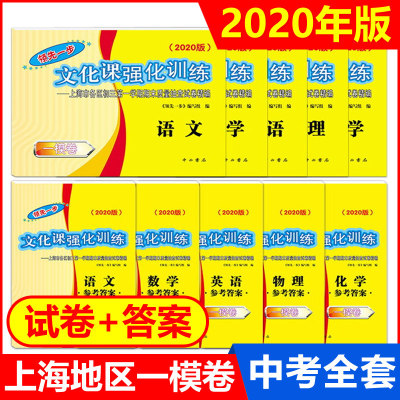 2020年版上海中考一模卷任选