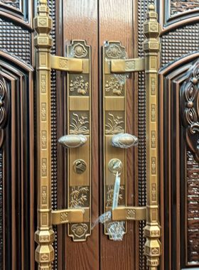 防盗门把手拉手别墅门把手大拉手