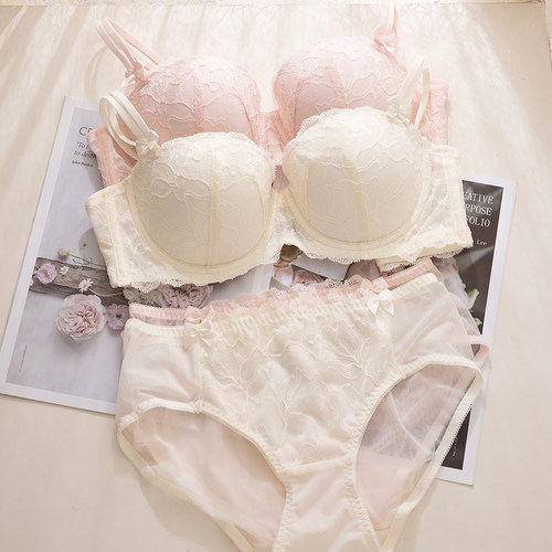 内衣套装甜美可爱纯色夏季少女