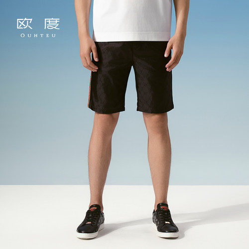 OUHTEU/欧度【锦纶】时尚休闲短裤男士修身版夏季0013