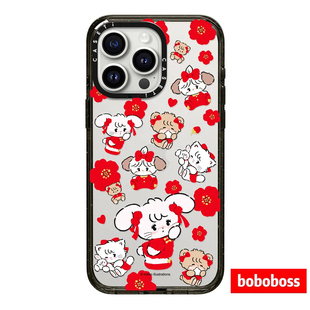 case源厂!mikko illustrations系列 CAMMY兔新年装扮 magsafe磁吸适用iPhone17/16/15/Pro/Max防摔手机壳