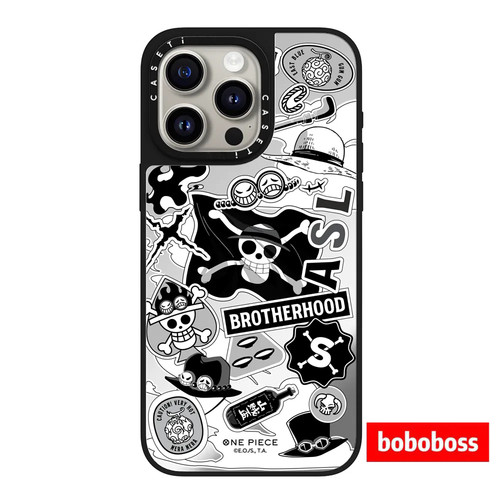 ssti源厂！One Piece 航海王联名 兄弟贴纸单色magsafe磁吸适用于iPhone17/16/15/14/Plus/Pro/Max防摔手机壳